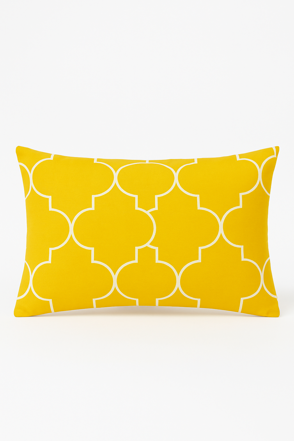 Rectangular Mandala Throw Pillow Cover with Structured Print