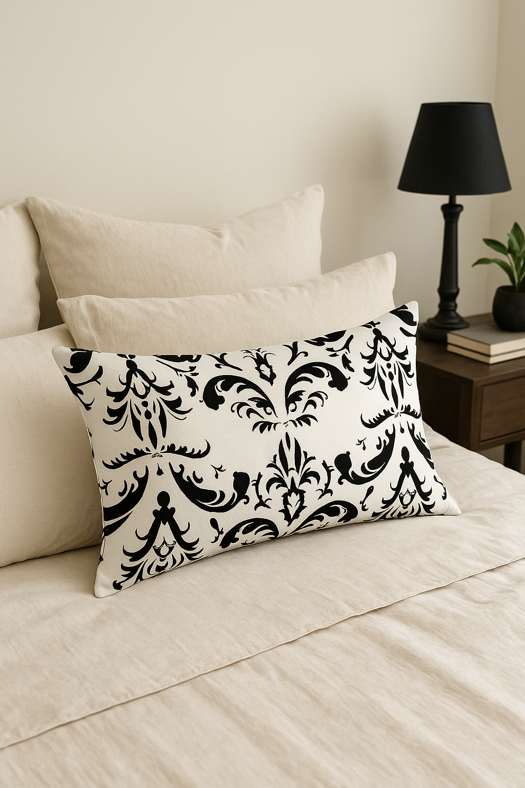 Rectangular Mandala Throw Pillow Cover, Refined 30x50 cm Format - view 2