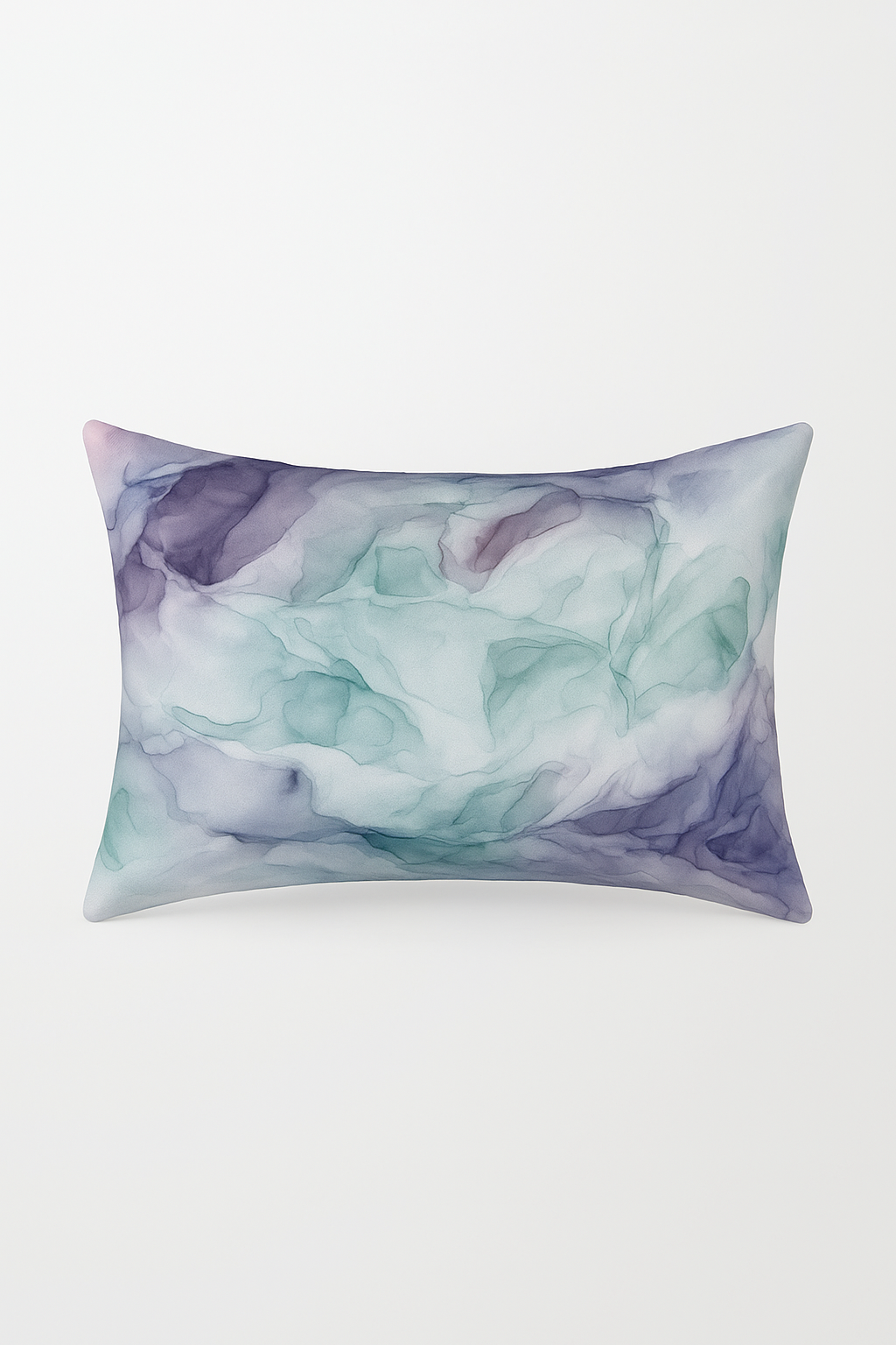 Chinese style rectangular throw pillow cover watercolor stripes 30x50 cm