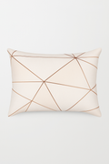 Pink Geometric Throw Pillow Cover, Soft and Graphic