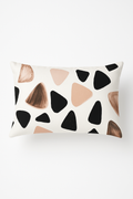 Pink throw pillow cover geometric pattern trend interior decoration