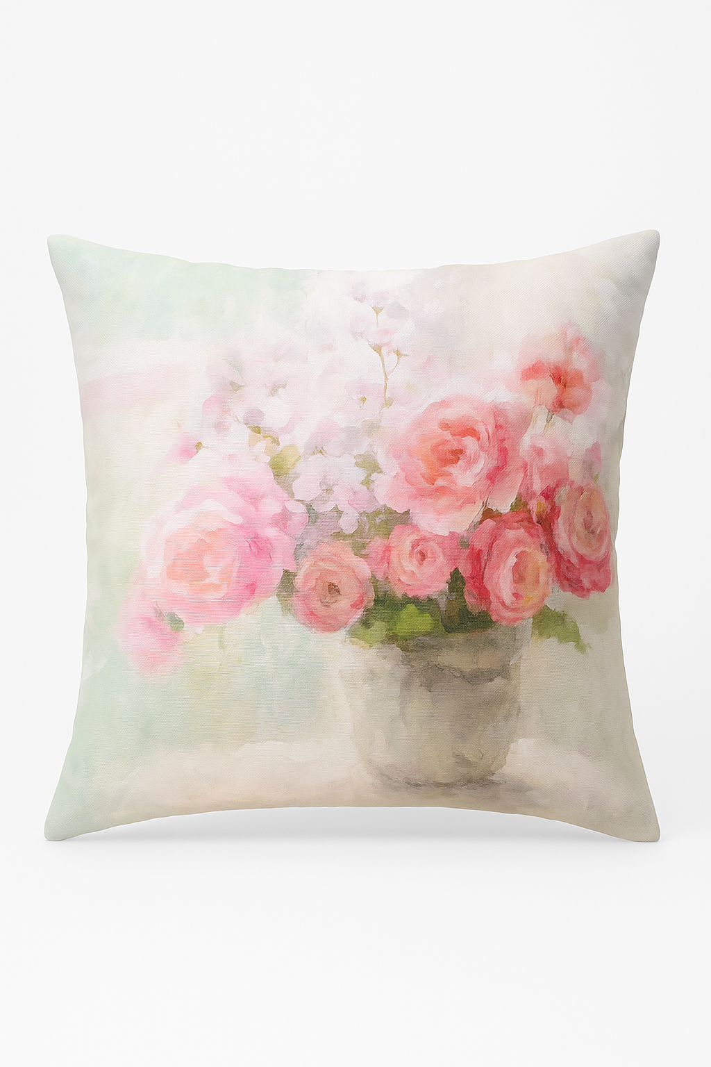 Pink Nordic-Style Throw Pillow Cover for Elegant Decor, Style Two