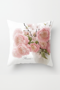 Minimalist Nordic Style Pink Throw Pillow Cover