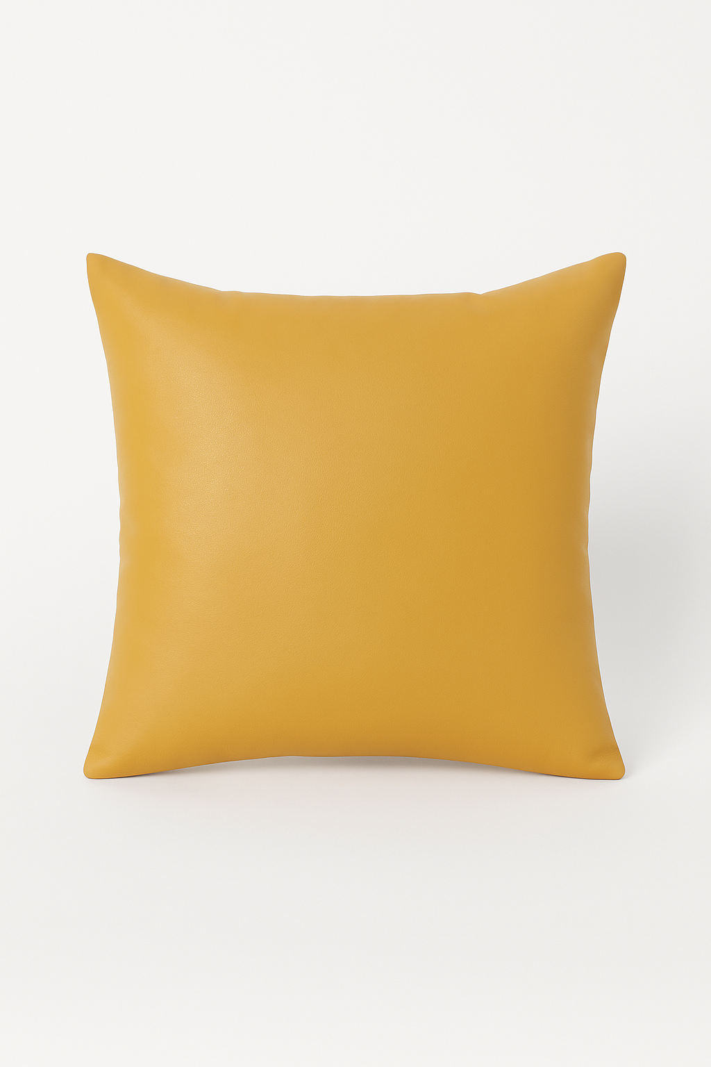 Decorative leather throw pillow cover for sofa and living room