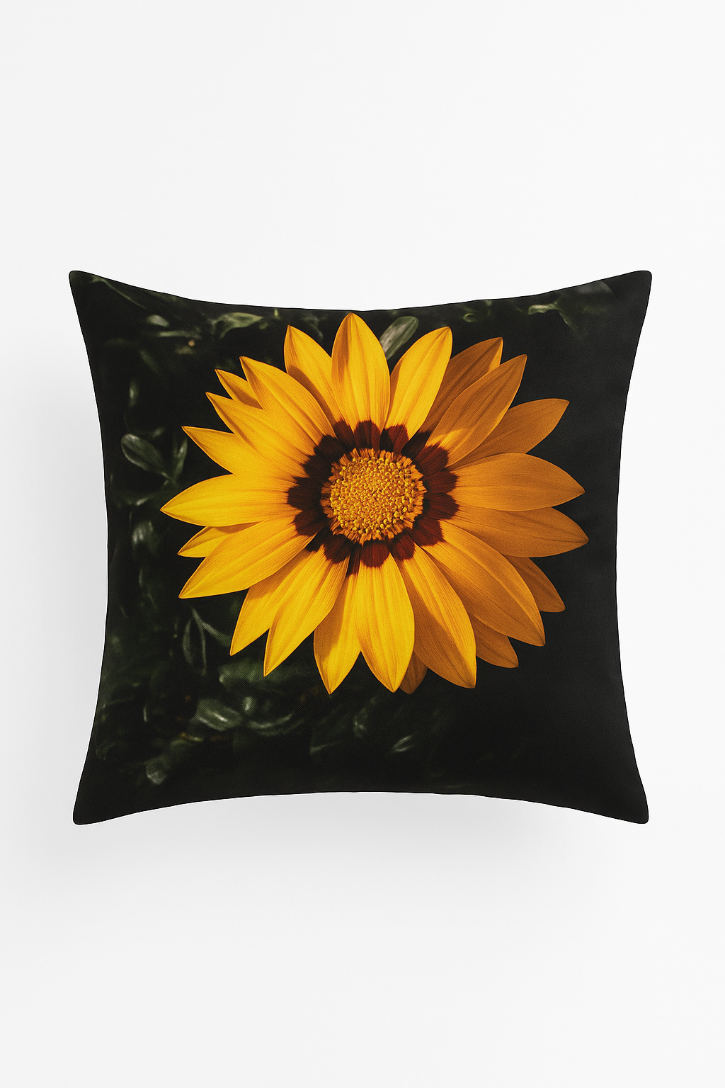 Sunflower Throw Pillow Cover Inspired by Sunny Fields