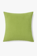 Contemporary Corn-Grain Ribbed Velvet Throw Pillow Cover