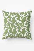 Decorative green geometric throw pillow cover for sofa