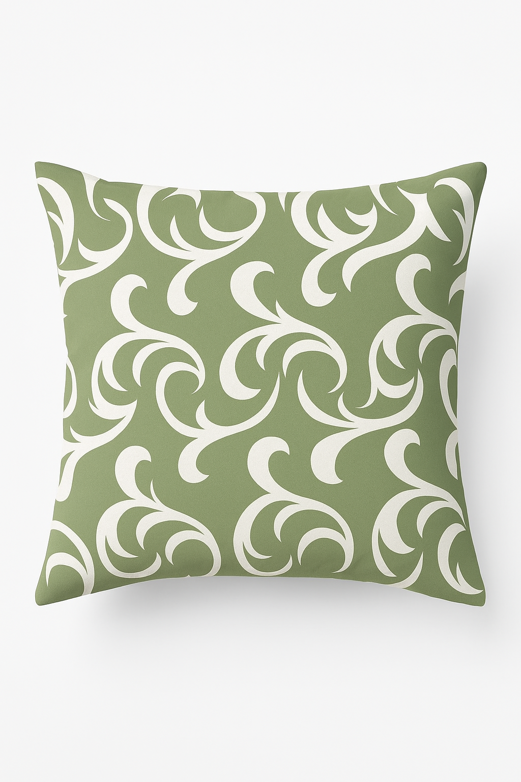 Decorative green geometric throw pillow cover for sofa