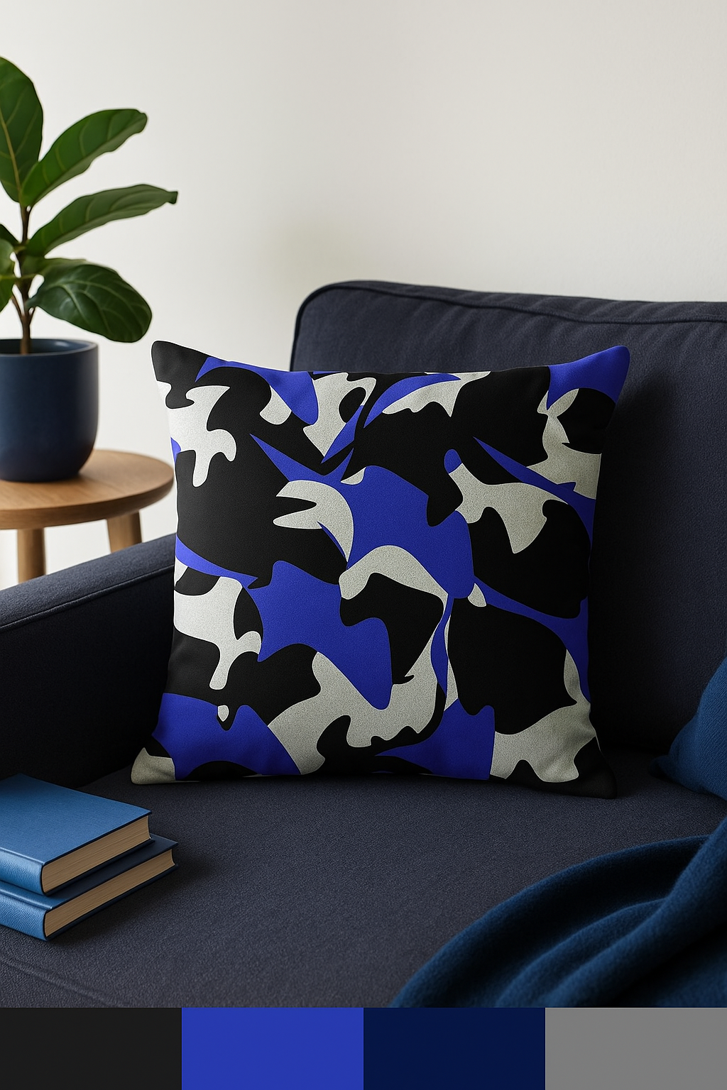 Military cushion covers geometric decorative design - view 2