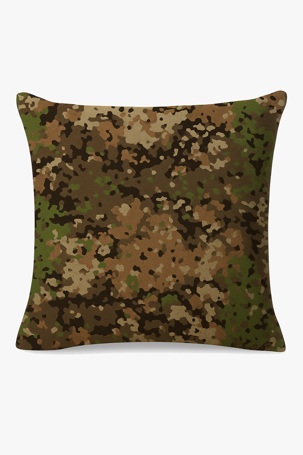 Contemporary Camouflage Geometric Cushion Cover