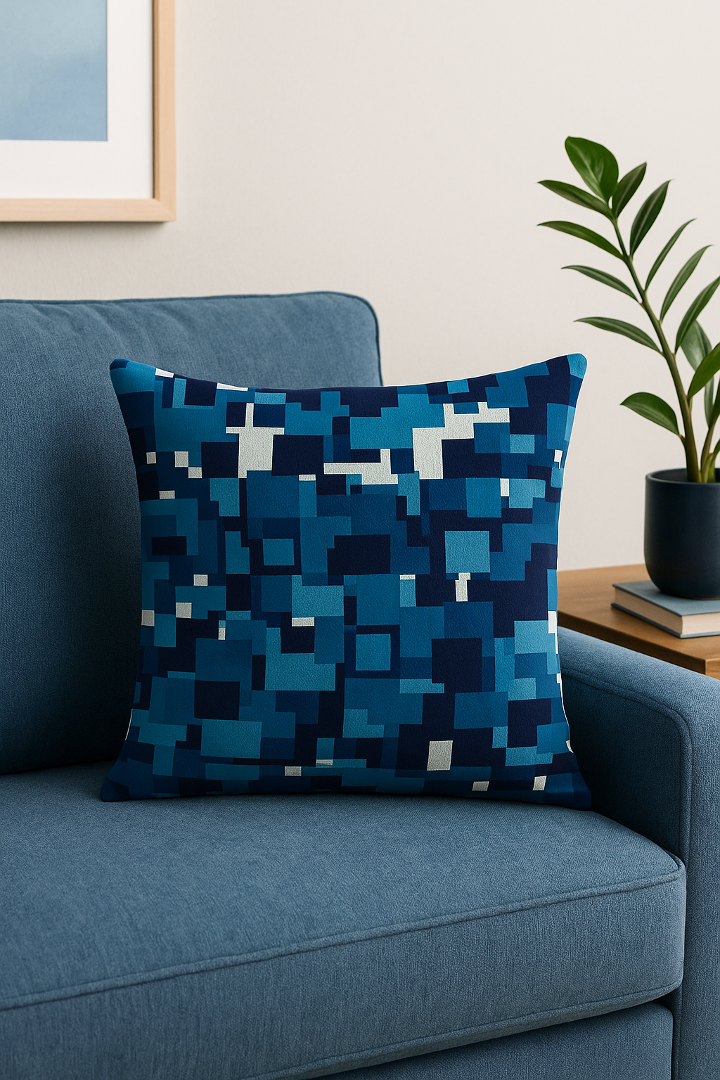 Military cushion covers decorative geometric pattern - view 2