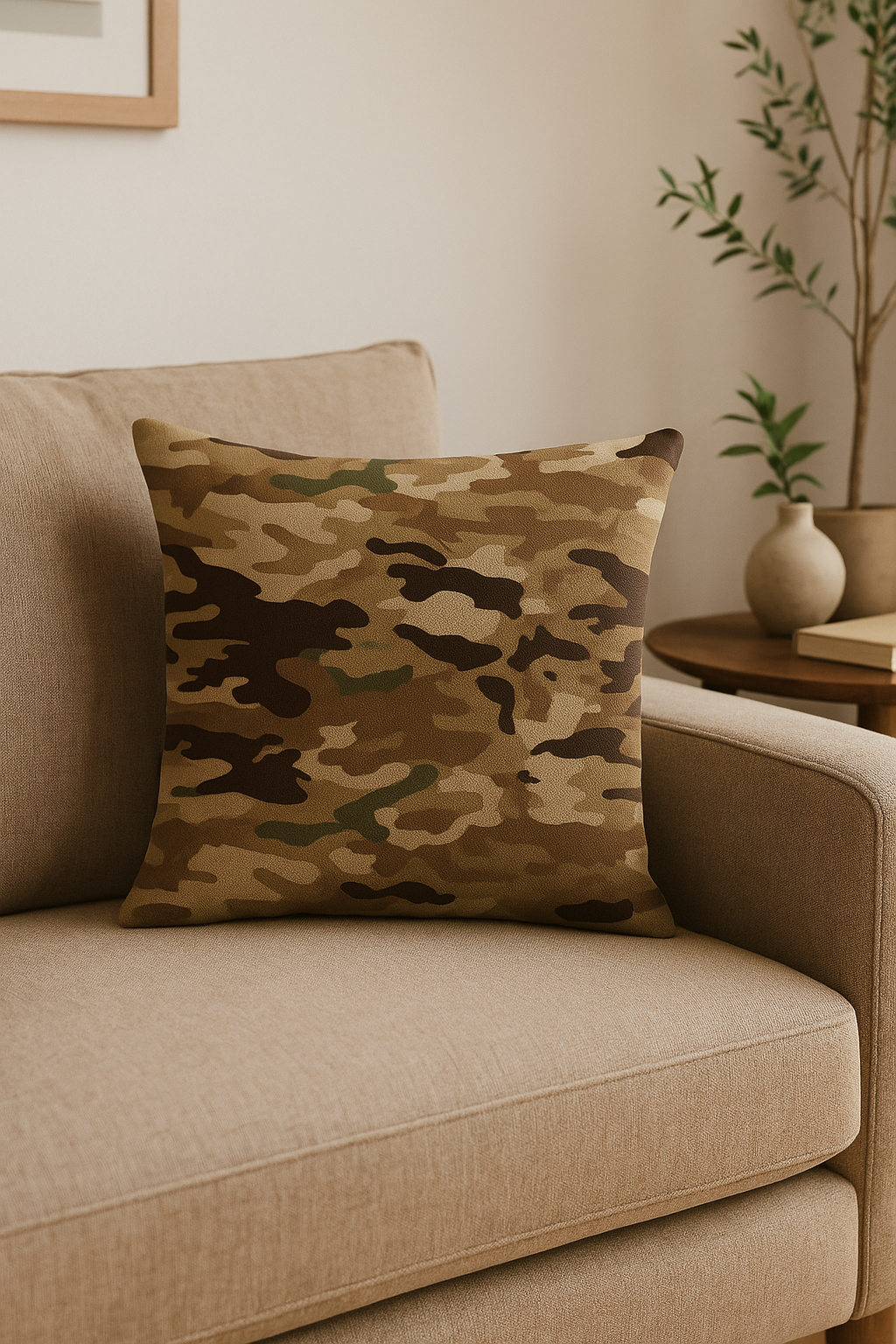 Decorative cushion covers military camouflage pattern for all styles - view 2