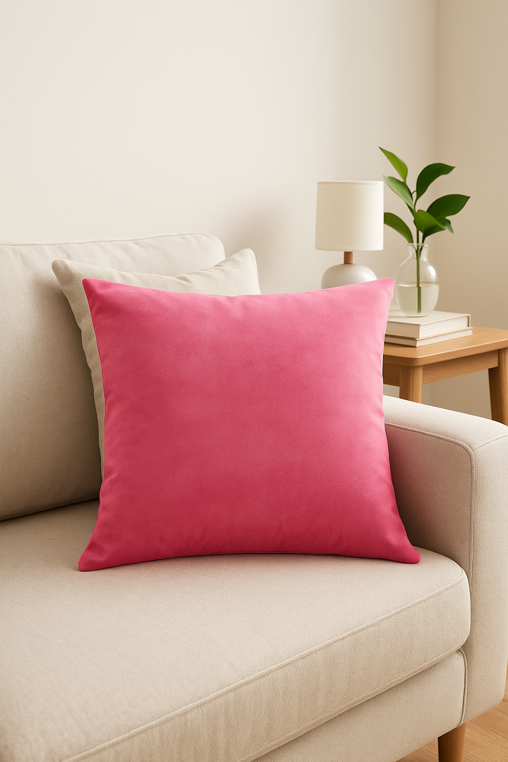 Sturdy velvet cushion covers large size hygiene ensured - view 2