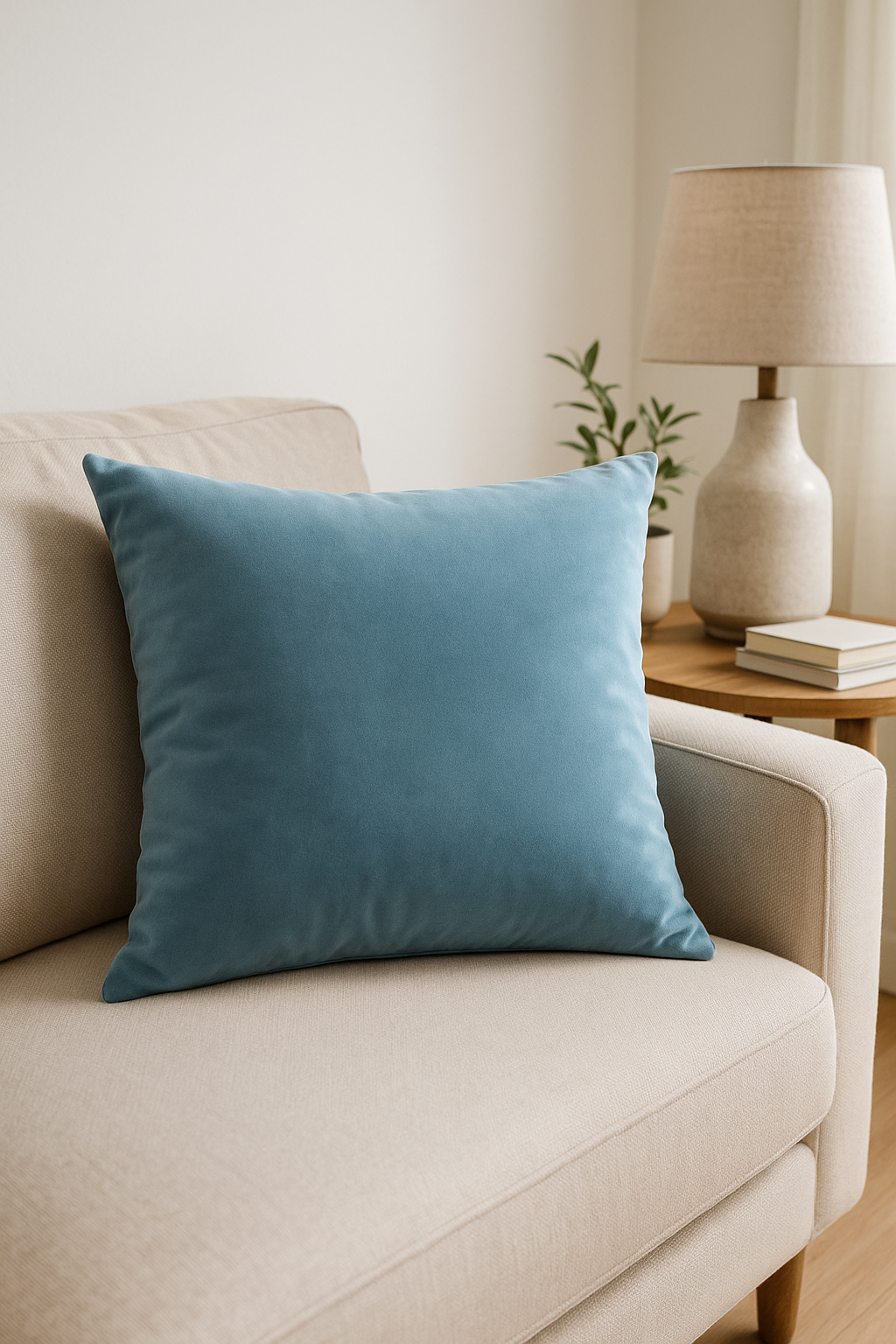 Plush velvet cushion covers large size standard hygiene - view 2