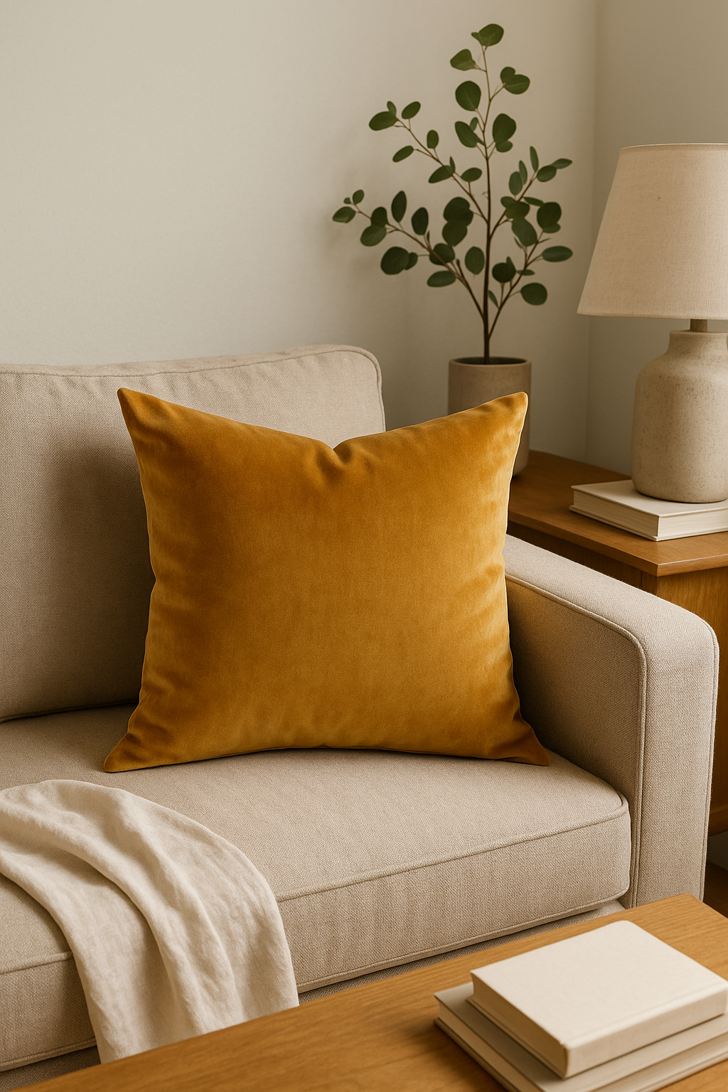 Stylish Plain Velvet Cushion Covers for Elegant Decor, Style Two - view 2