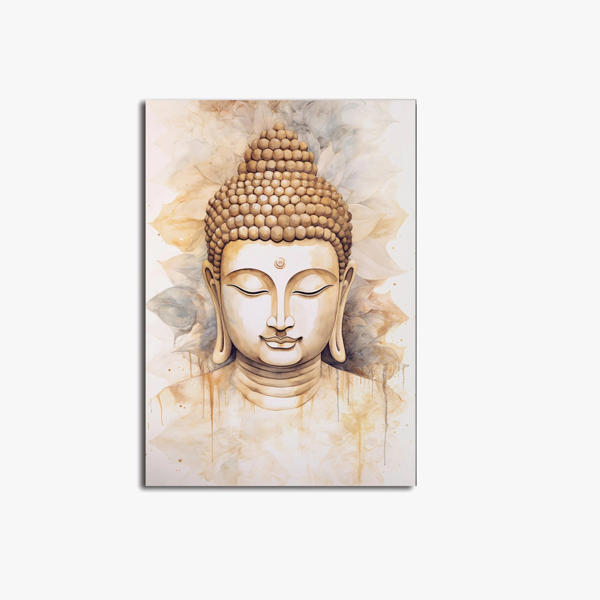 Tree of Life and Buddha Canvas Print, Spiritual Wall Art