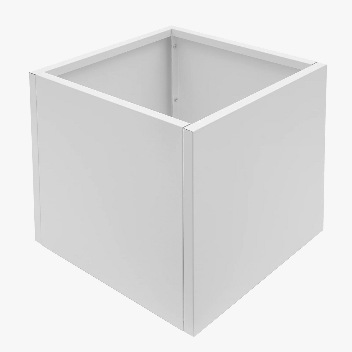 Square metal gardener for indoor and outdoor plants - view 3