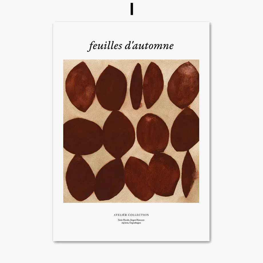 Ginkgo Biloba Girl in Skirt Nordic Canvas Wall Art, Design 2