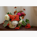 Flower Paint by Numbers Kit for Adults, Linen Canvas, Design 9951097