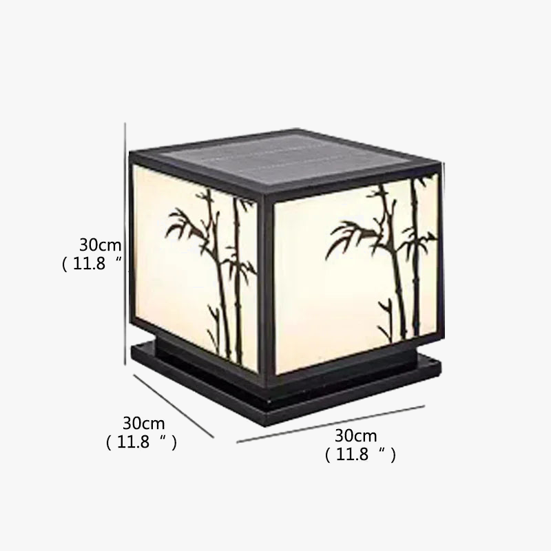 Dorian Vintage Square Waterproof Outdoor Floor Lamp
