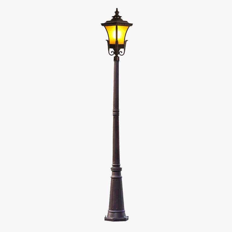 Retro aluminium garden lamp waterproof rustproof