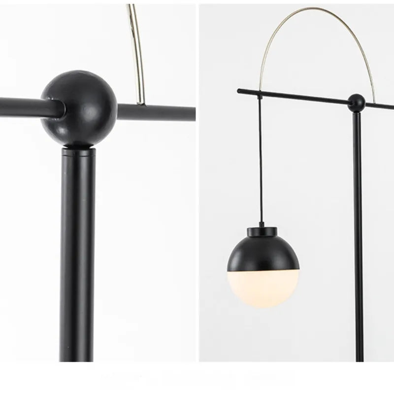 Creative fishing floor light for interior - view 5