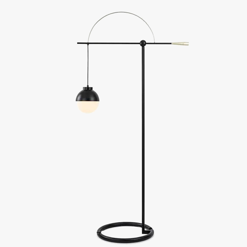 Creative fishing floor light for interior - view 6
