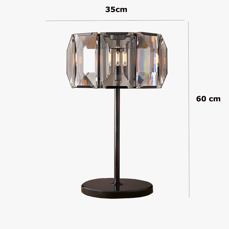 Vintage Crystal Dimmable LED Floor Lamp with Warm Ambient Light - view 7