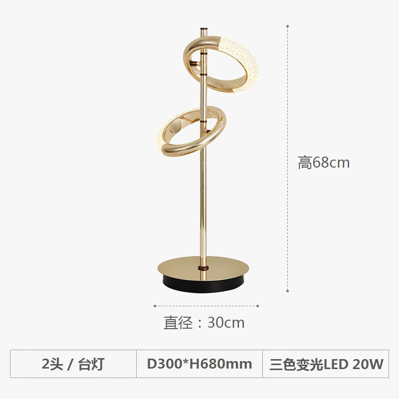 LED floor lamp in acrylic iron for interior decoration - view 8