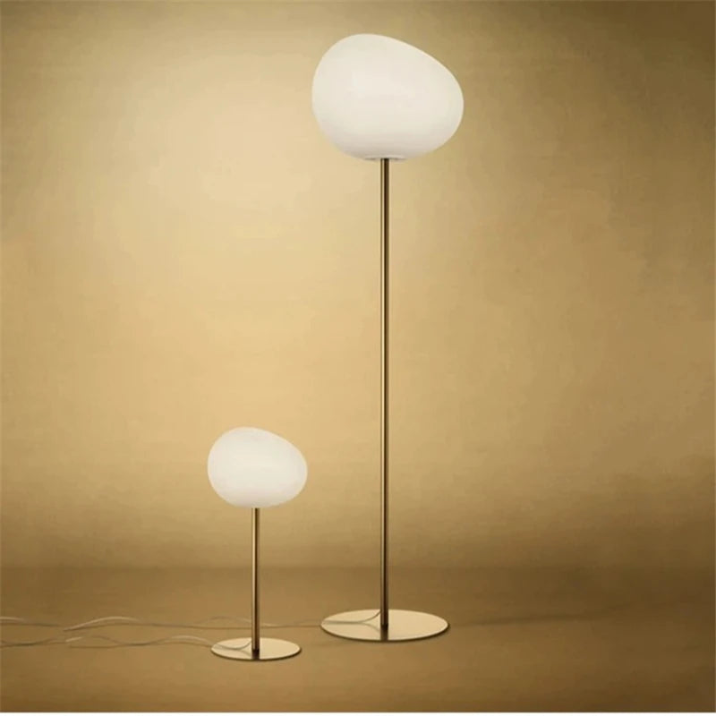 Modern glass floor lamp design foscarini decorative led lamp