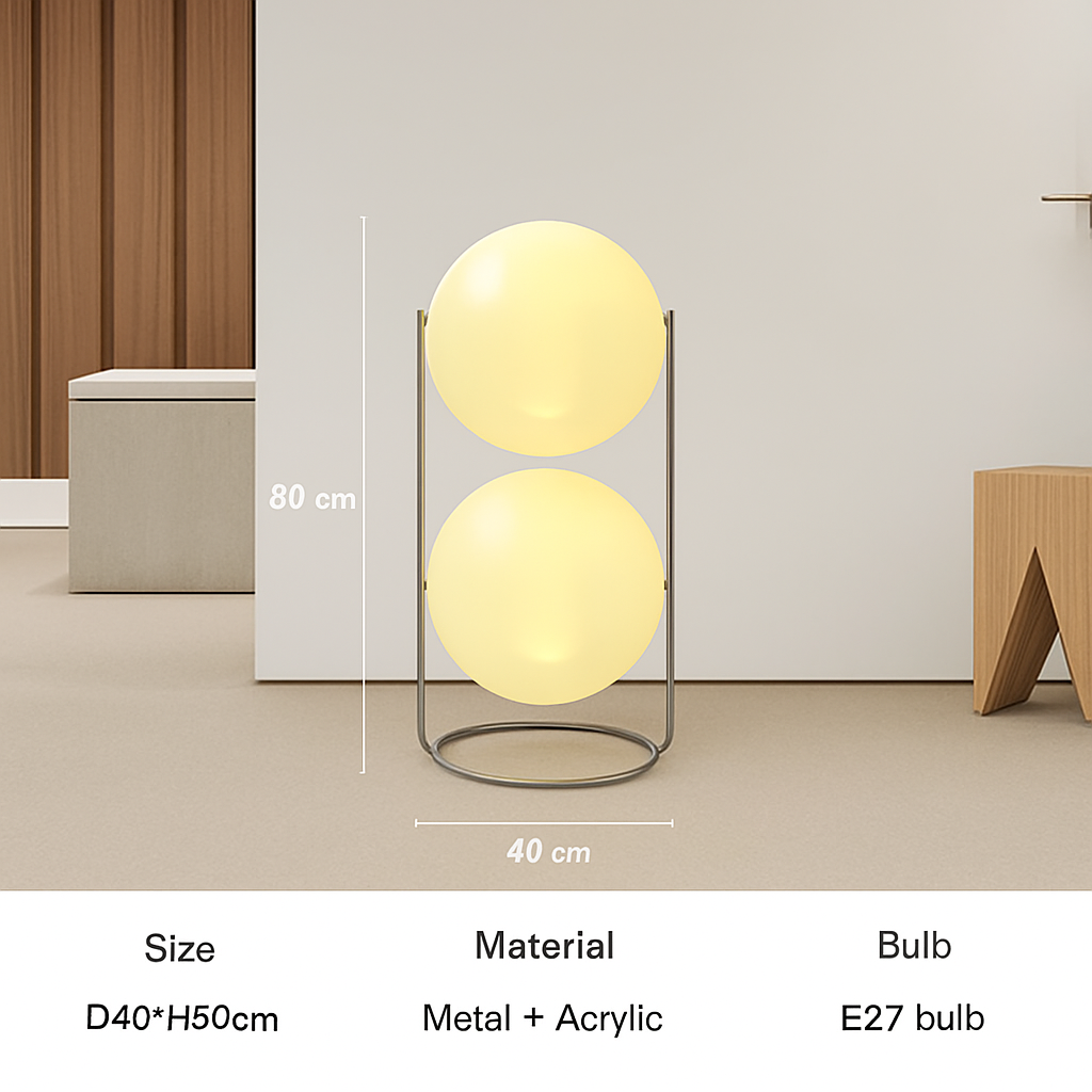 High-end Nordic floor lamp for modern interior decoration - White Light / B