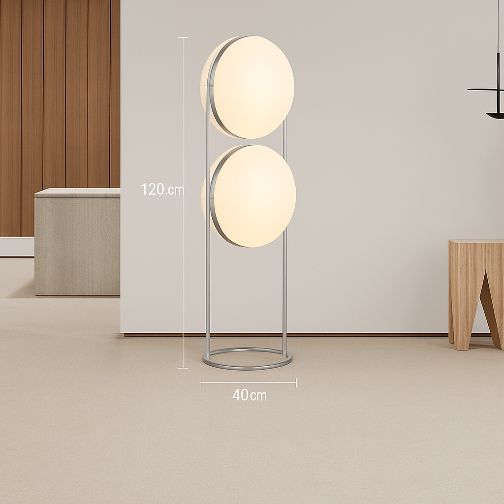 High-end Nordic floor lamp for modern interior decoration - White Light / C