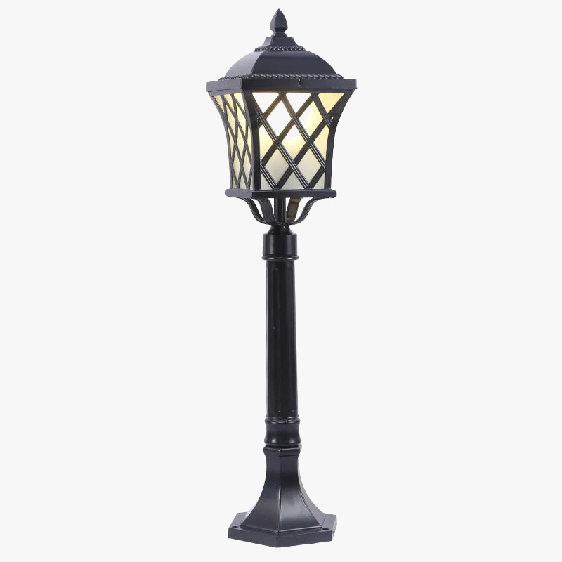 Waterproof outdoor column lamp for garden and walkway - view 3