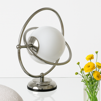 Italian design office lamp in rotary glass