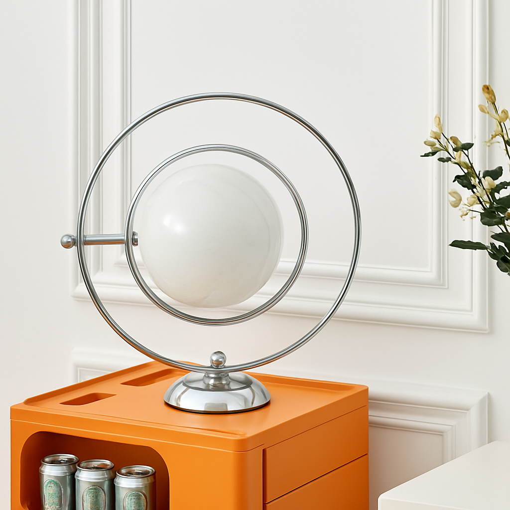 Italian design office lamp in rotary glass - view 5