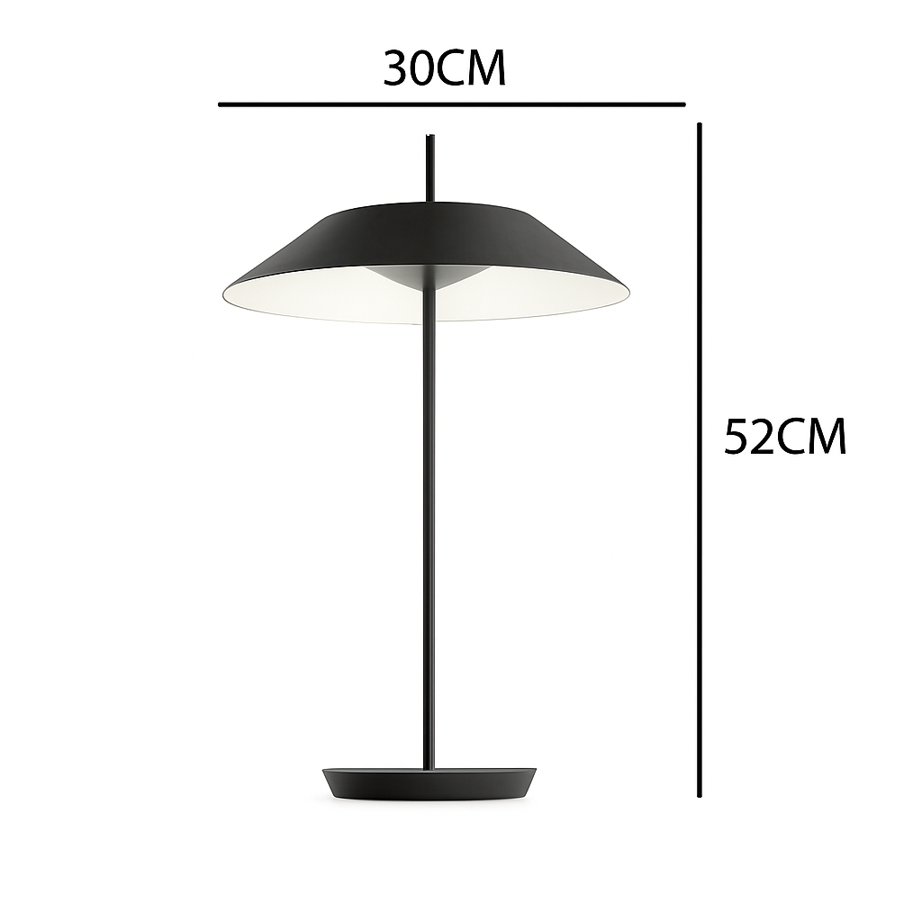 Creative Nordic metal bedside lamp 2024 - Black-1 / Warm White