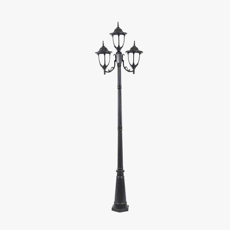 European four-head outdoor waterproof garden lamp - view 2