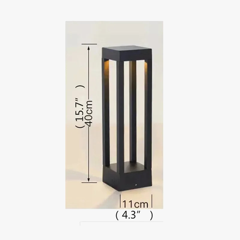 Outdoor led garden lamp contemporary design for villa