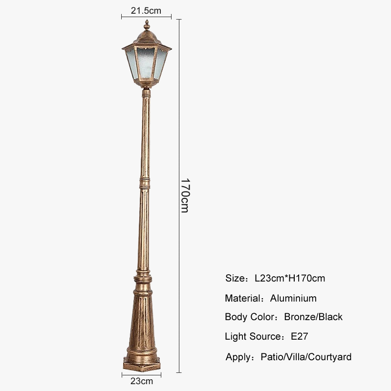Waterproof outdoor garden lamp for villa and green space - view 7