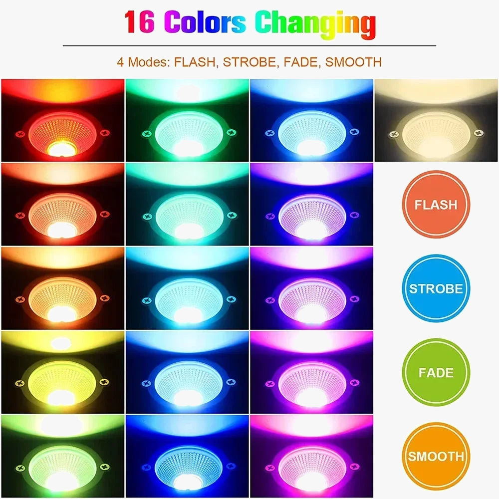 LED garden lamp with 16-color remote control for outdoors - view 4