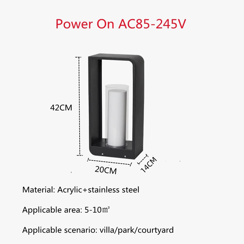 Waterproof Stainless Steel LED Garden Light, Solar or Powered - view 9