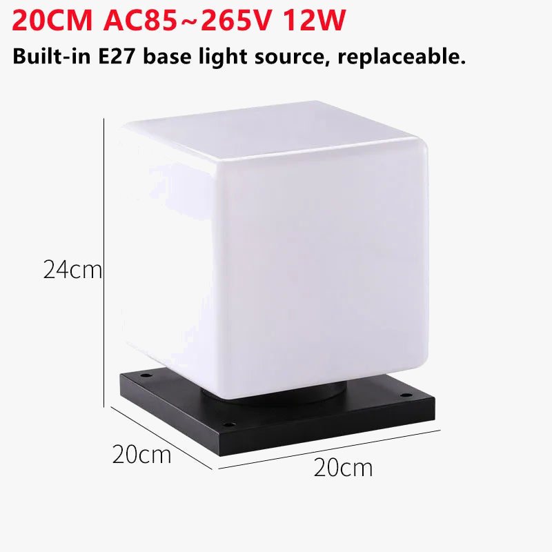 Variable intensity led garden lamp for outdoor decoration - view 8