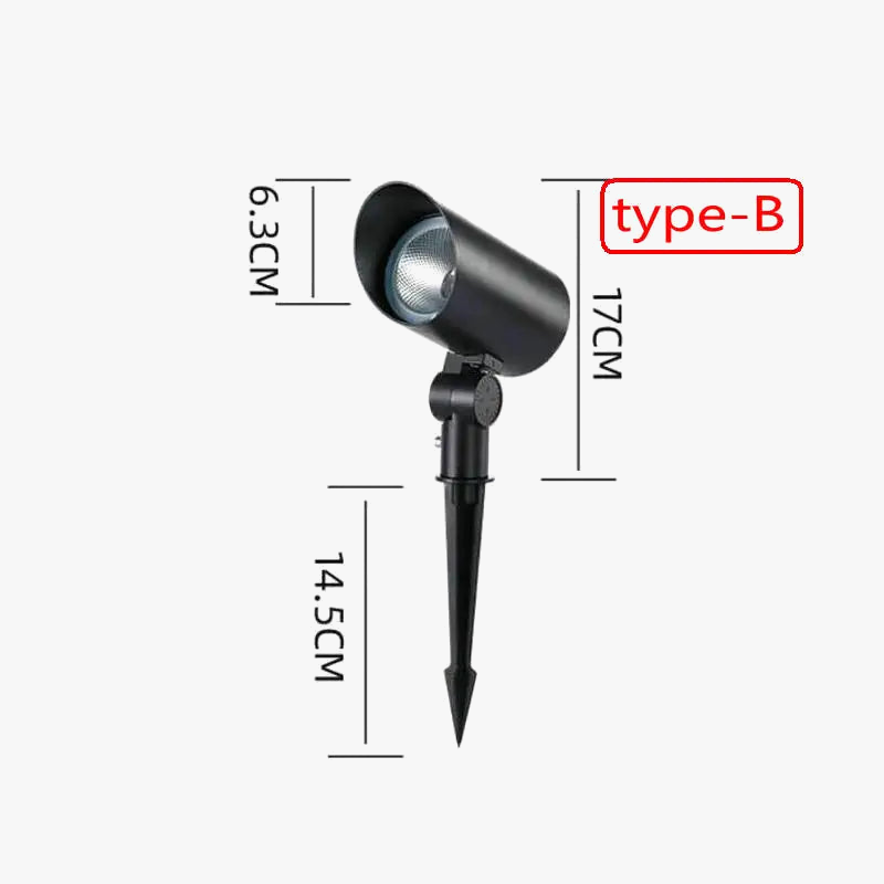 Waterproof LED Garden Lamp, IP67 Rated, Warm to Cool White - view 6