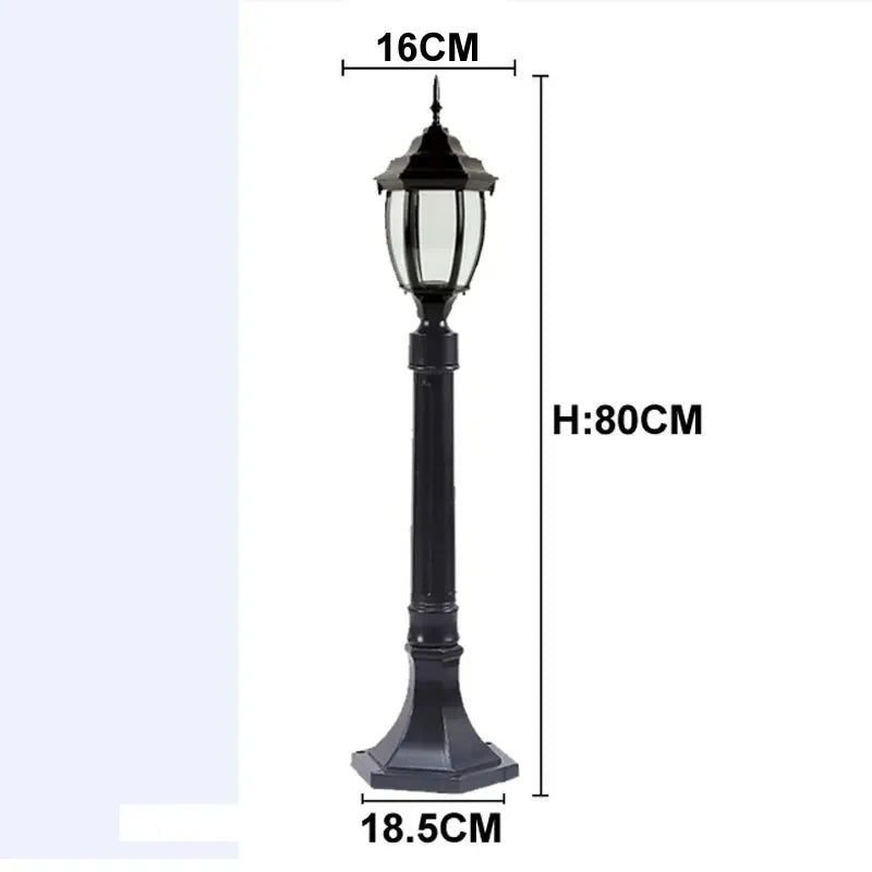 European retro garden lamp waterproof for outdoors - view 5