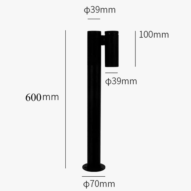 Waterproof lawn lamp for outdoor lighting garden - view 7