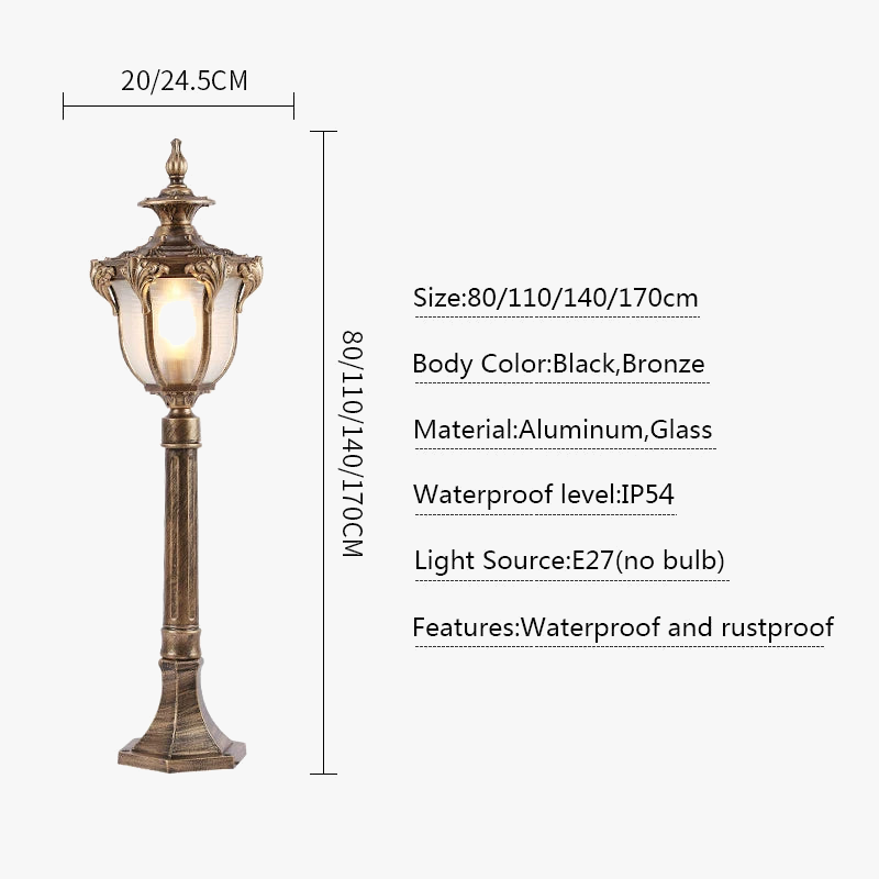 Waterproof led lawn lamp for garden and outdoor - view 4