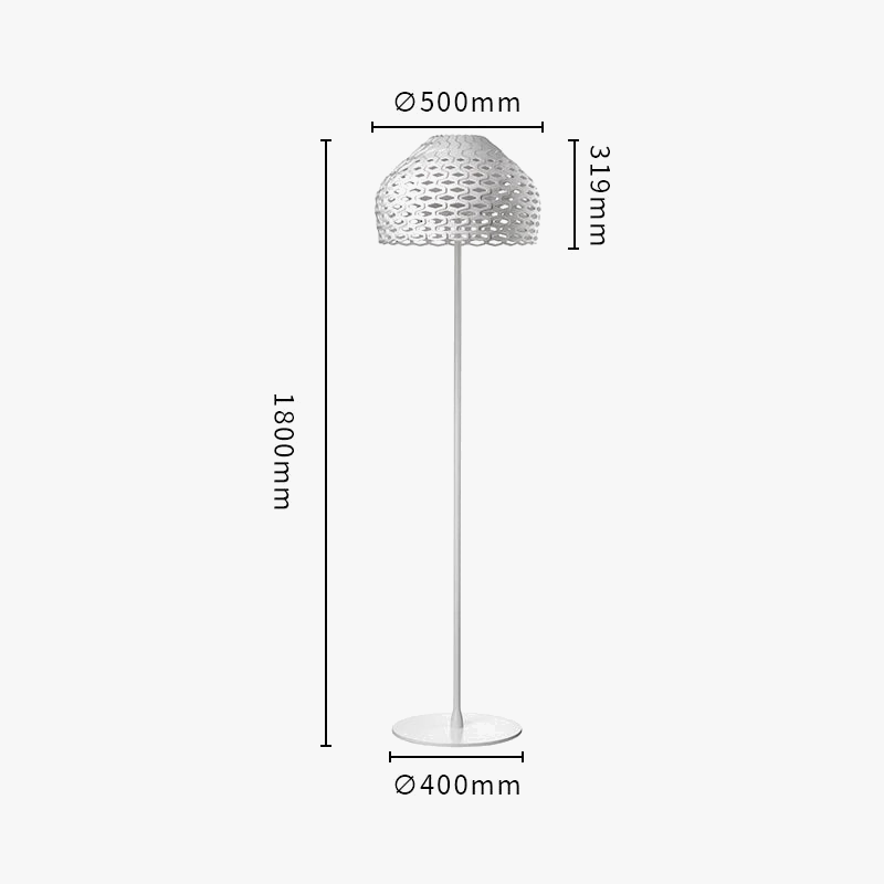 Minimalist led floor lamp for warm lighting - view 9