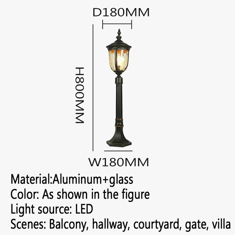 Led outdoor lamp for garden and courtyard - view 9