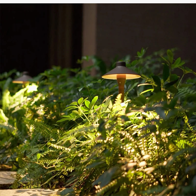LED lamp aluminium fungus for outdoor lighting and garden - view 4
