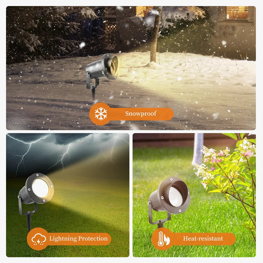 Outdoor led lamp for garden waterproof and decorative landscaped lighting